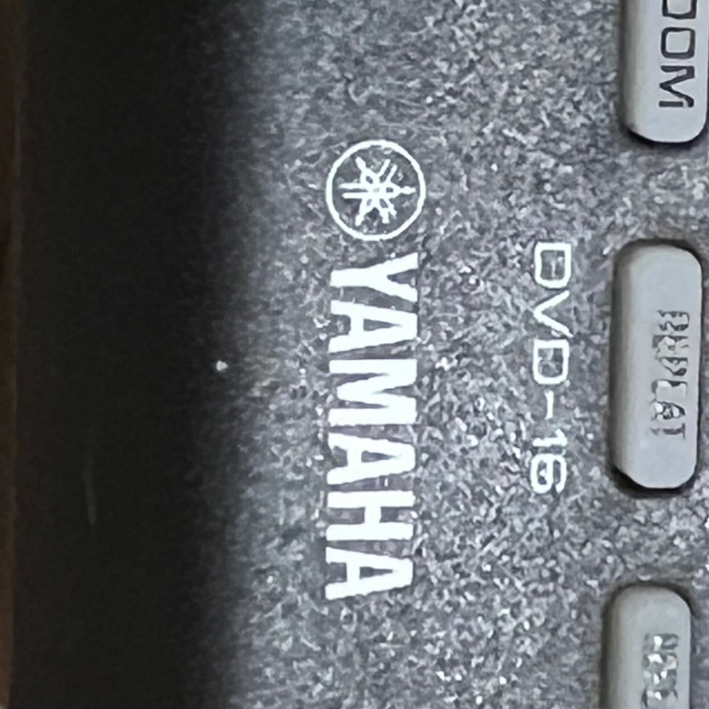 Yamaha DVD-16 Remote Control Black Genuine OEM Replacement USB Zoom Subtitle - Picture 9 of 9